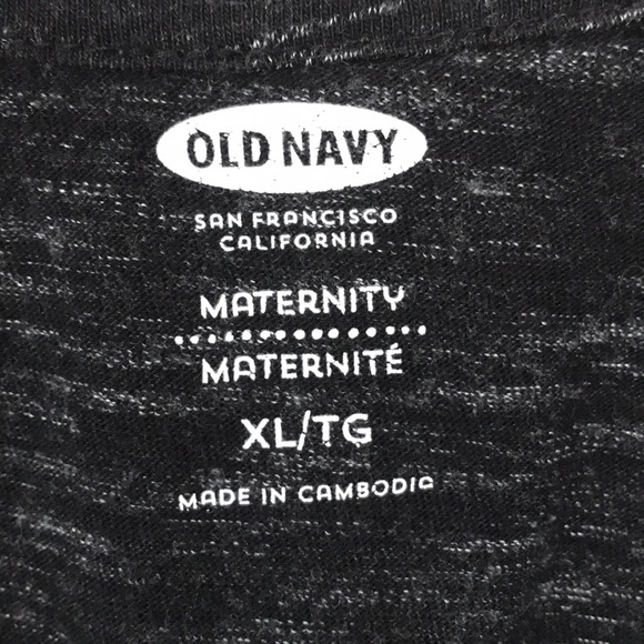 OLD NAVY Heathered LS Ruching Scoop Neck Top - Picture 2 of 6